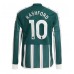 Manchester United Marcus Rashford #10 Replika Borta matchkläder 2023-24 Långa ärmar